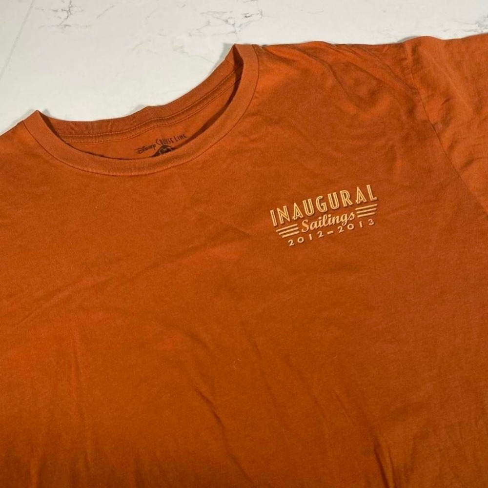 Disney Cruise Line Fantasy‎ Inaugural Sailings 2012–2013 Tee  XL limited edition